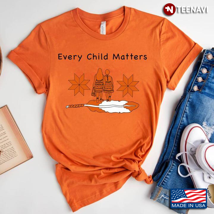 Childrens Every Child Matters Orange Shirt Day Indigenous
