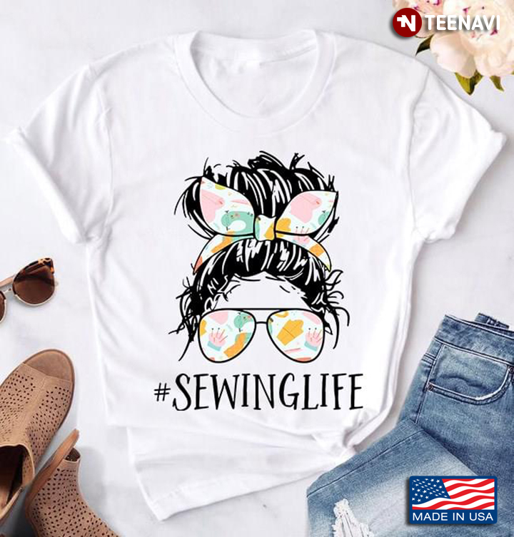 Sewinglife Sewing Life Girl Wearing Glasses And Abanda