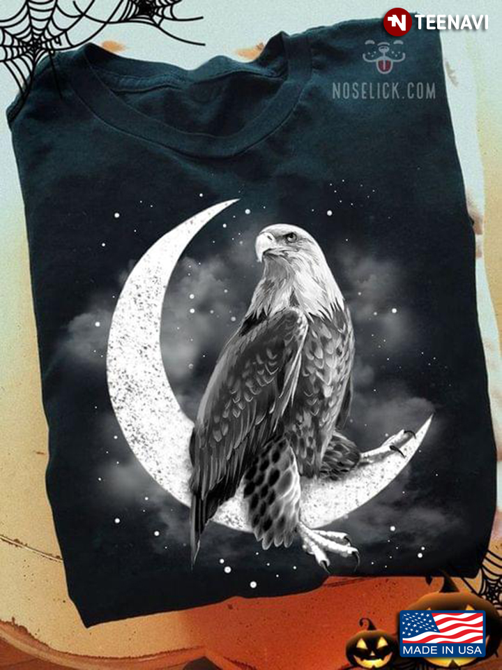 Eagle On The Moon for Animal Lovers