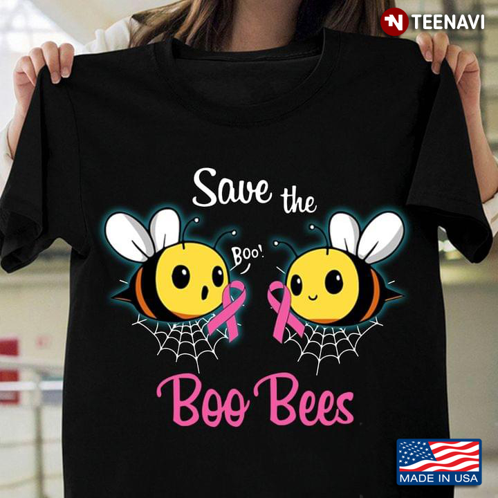 Save The Boo Bees Breast Cancer Awareness for Halloween T-Shirt
