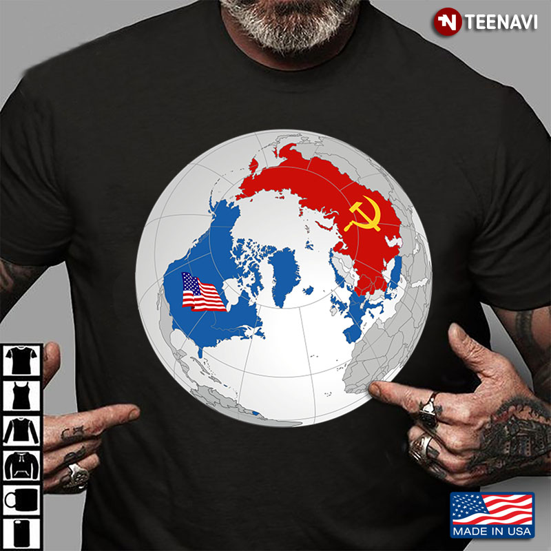 Govt Globe Cold War America And Union Of Soviet Socialist Republic