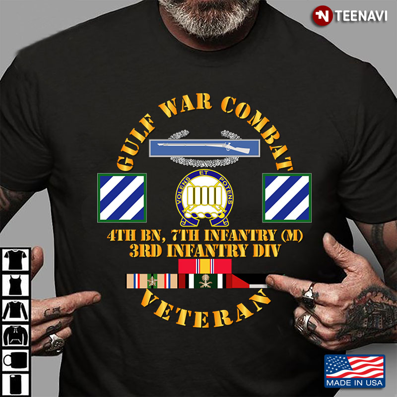 Gulf War Combat 4th BN 7th Infantry 3rd Infantry Div Veteran