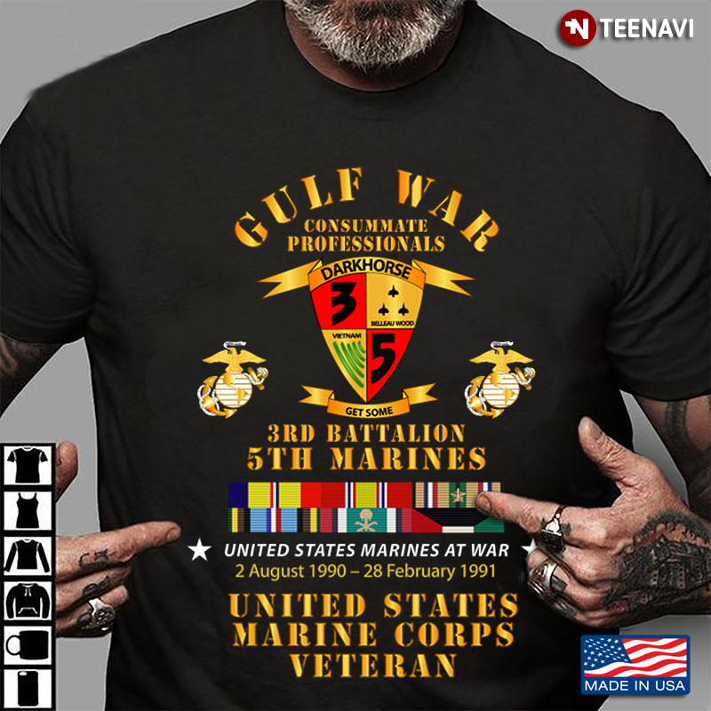 Gulf War Comsummate Professionals 3rd Battalion 5th Marines Uinted States Marines At War