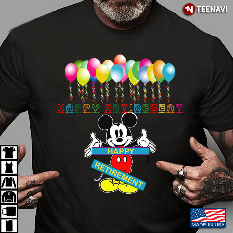 Happy Retirement Mickey Mouse