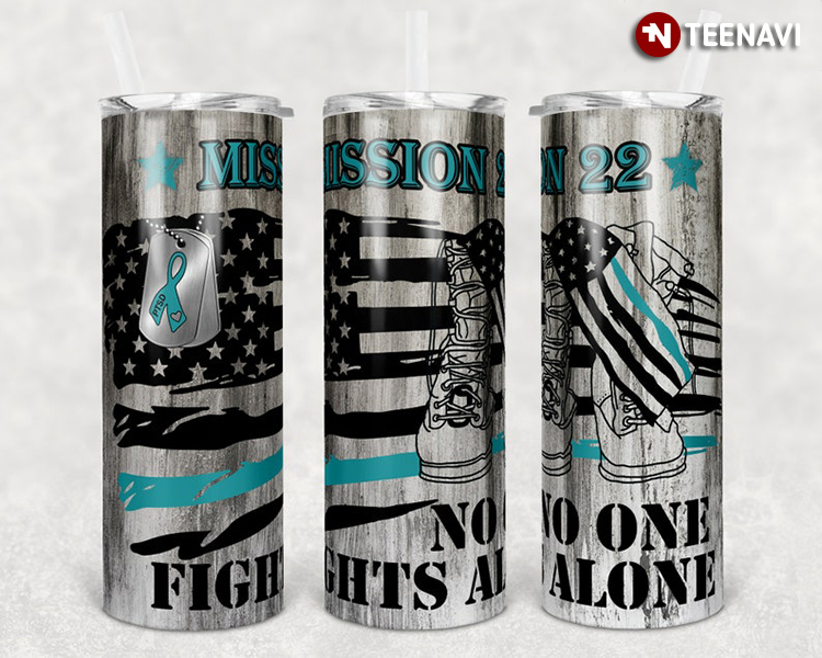 American Flag Mission 22 No One Fights Alone