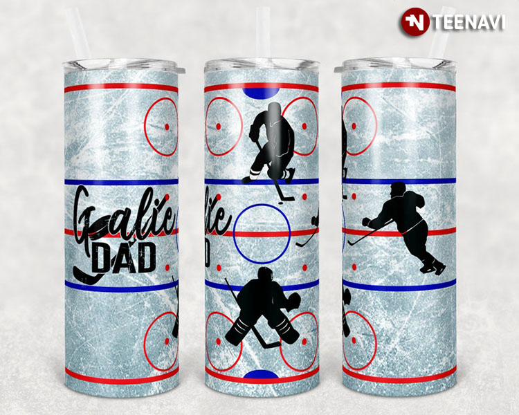Proud To Be A Goalie Dad Ice Hockey Lover