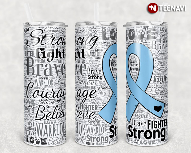 Light Blue Ribbon Against Prostate Cancer