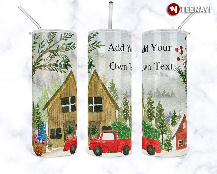 Personalized Peaceful Countryside House Best Gift For Christmas Custom With Your Text