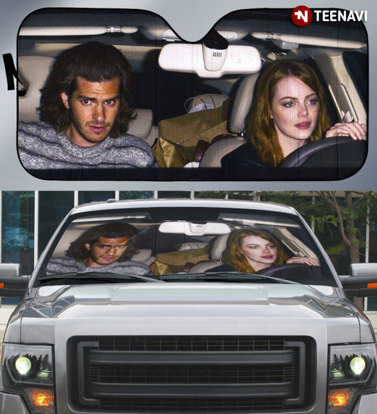 Emma Stone With Andrew Garfield Driving