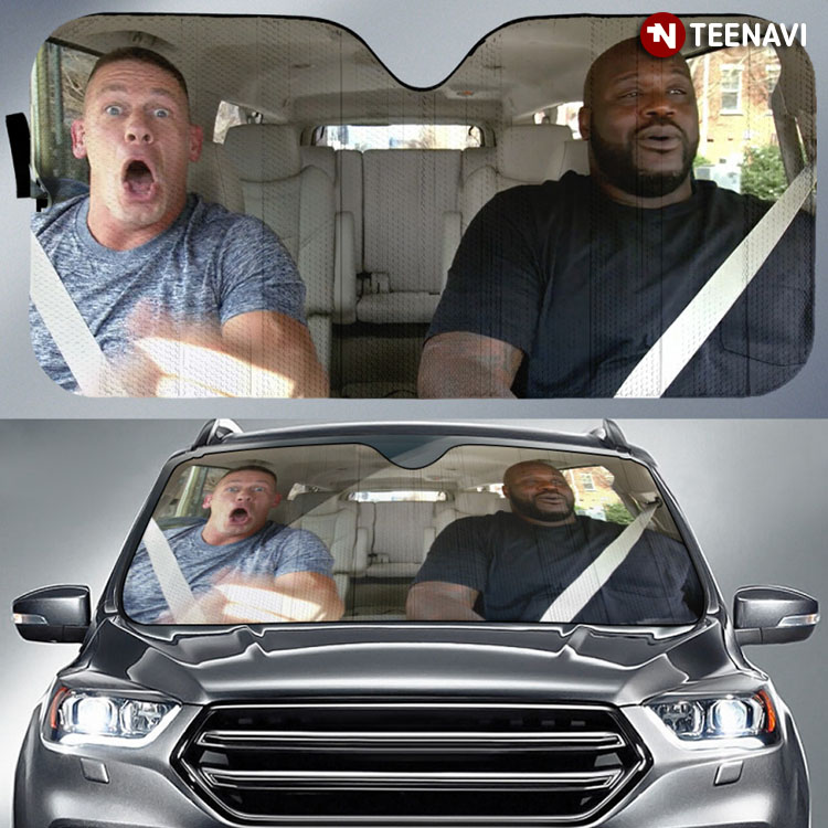 Shaq and John Cena Carpool Karaoke Driving Car