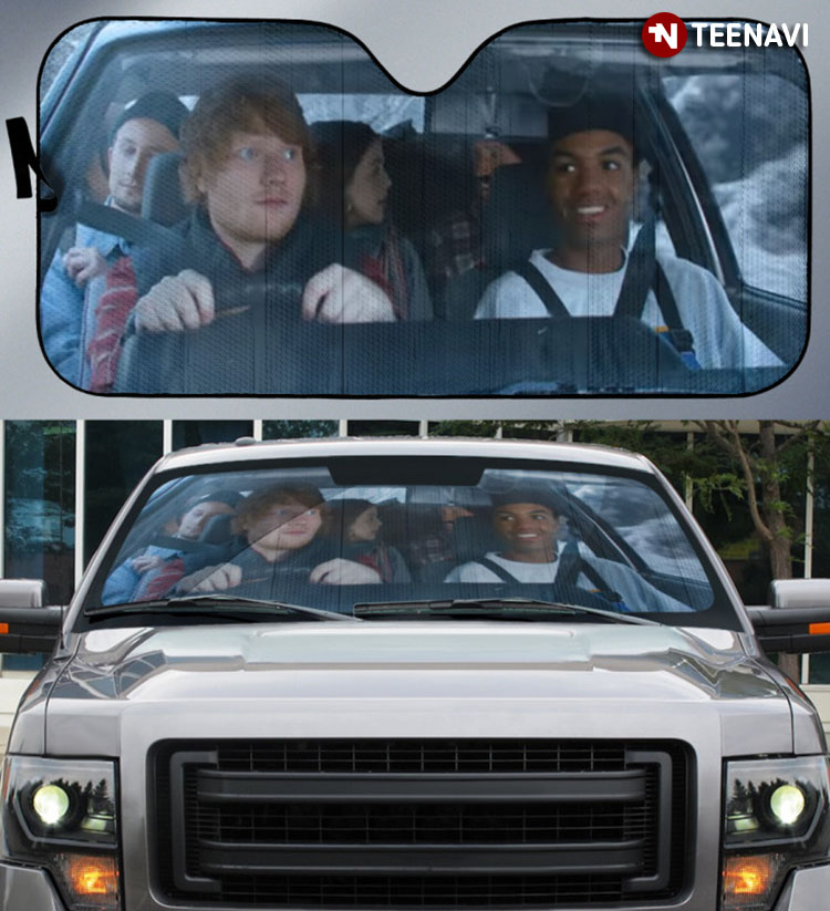 Ed Sheeran Driving Car With Friends Funny