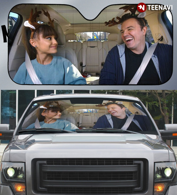 Carpool Karaoke Ariana Grande Seth Macfarlane Driving Car