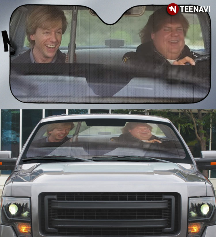 Tommy Boy Chris Farley David Spade Driving Car Funny Comedy