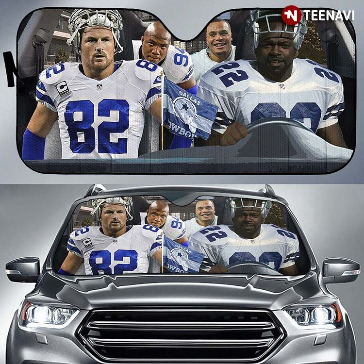 American Football Team Driving Dallas Cowboys