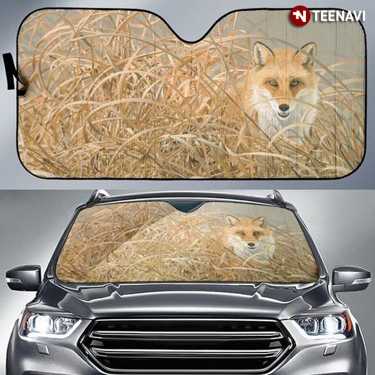 Cool Fox Is Looking At You Driving Animal Lover