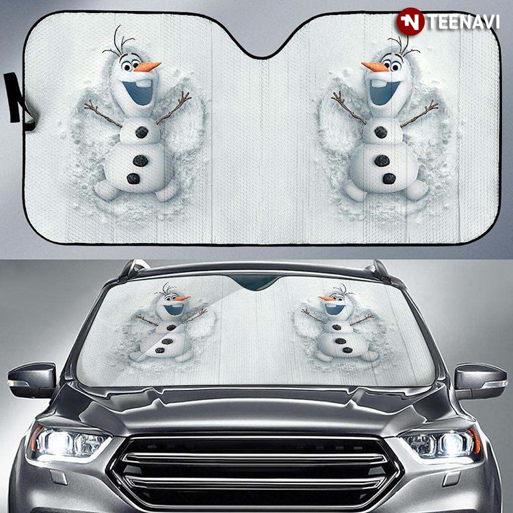 Frozen Olaf Playing Driving Funny Cartoon Lover