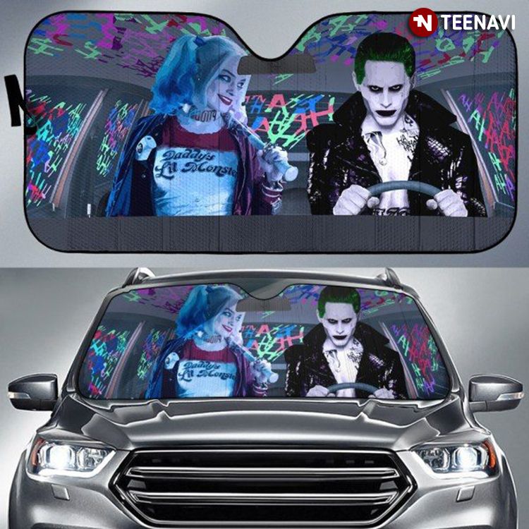 Suicide Squad Harley Quinn And The Joker Driving Action Lover