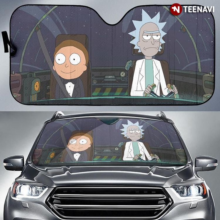 Rick And Morty Driving In Space Funny Sitcom Lover