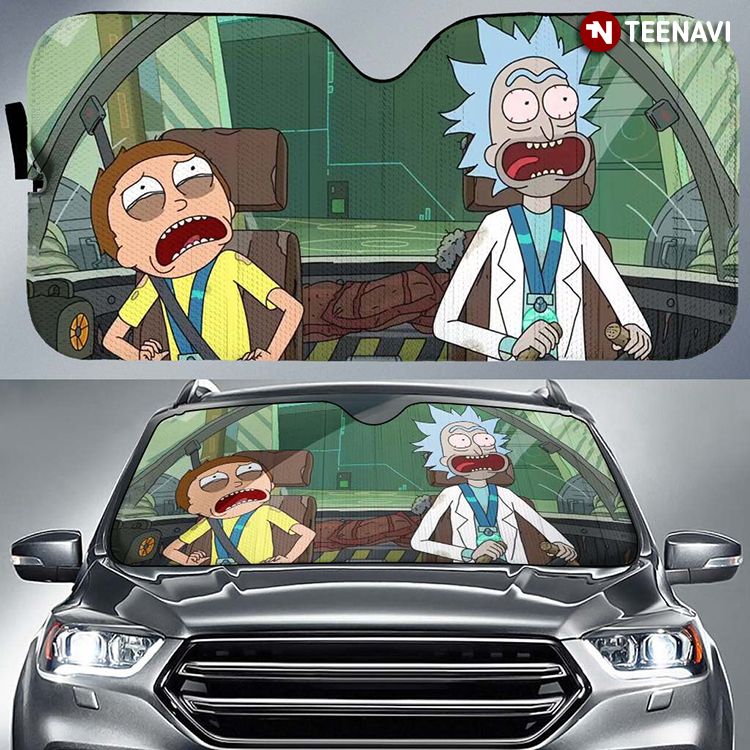 Scary Trippy Rick And Morty Driving New Version