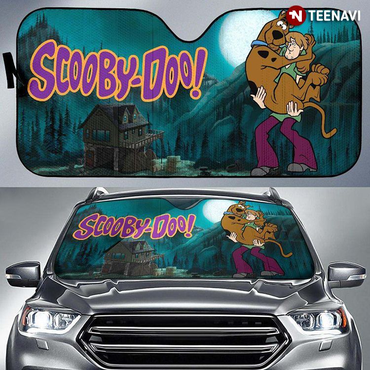 Scooby-doo In Forest Driving Cartoon Lover