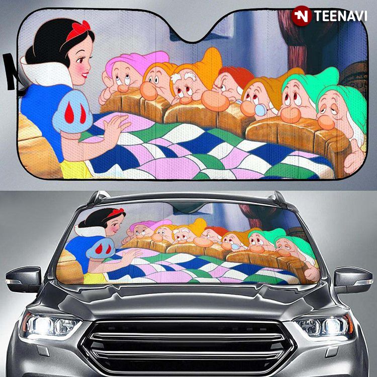 Cartoon Snow White And Lovely Seven Dwarfs Driving New Version
