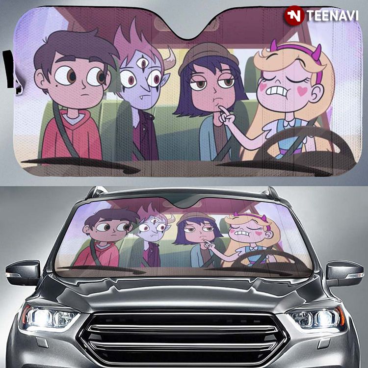 Star Vs The Forces Of Evil Driving Cartoon Lover