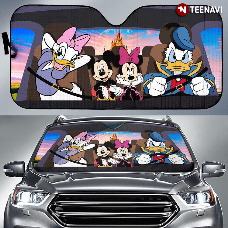 Daisy Duck With Friends Driving So Funny For Cartoon Lover