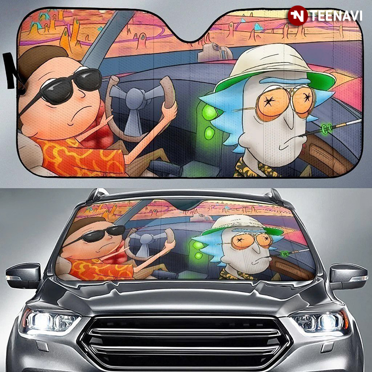 Rick And Morty Driving To Explore The Desert Sitcom