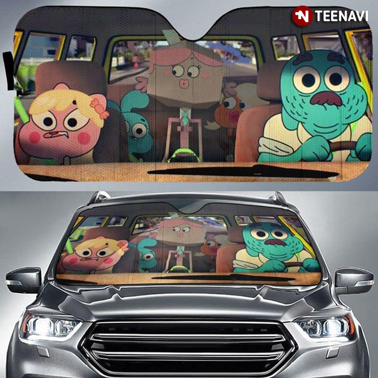 The Amazing World Of Gumball Driving A Car