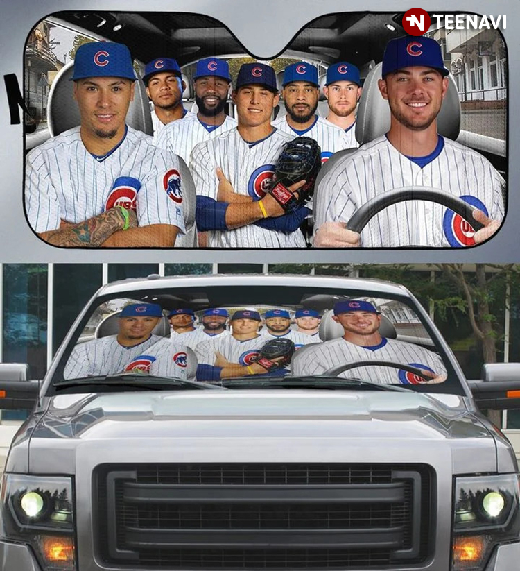 Chicago Cubs Baseball Team Driving For Sport Lover