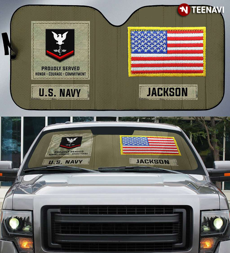 Personalized US Navy Driving With Your Custom Name