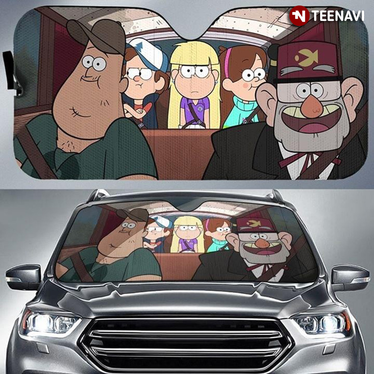 Gravity Falls Driving Family Cartoon Lover