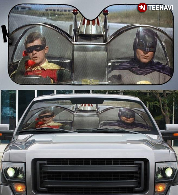 Batman Superhero Driving A Car Funny