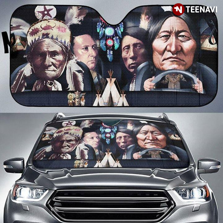 New Version Sitting Bull Driving A Car Heritage Month