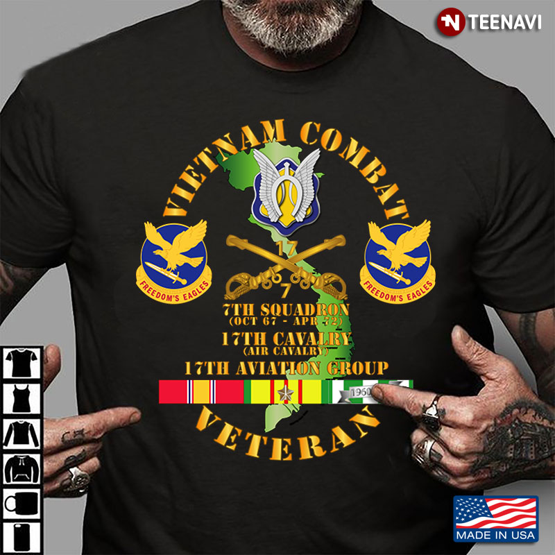 Viet Nam Combat Freedom's Eagle 17th Aviation Group Veteran