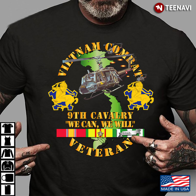 9th Cavalry We Can We Will Viet Nam Combat Veteran