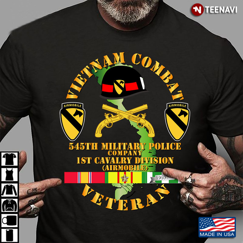 Military Police Company Cavalry Division Veteran Viet Nam Combat