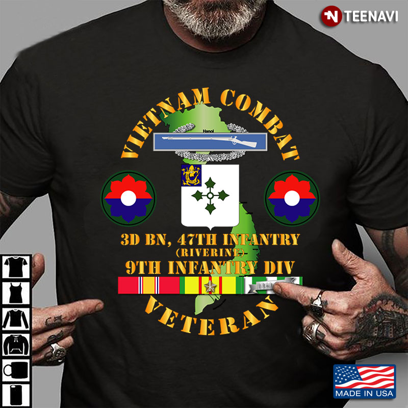 47th Infantry Riverine 9th Infantry DIV Veteran Viet Nam Combat