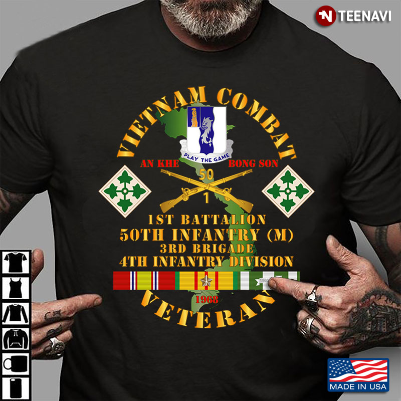 1st Battalion 50th Infantry 3rd Brigade 4th Infantry Division Veteran