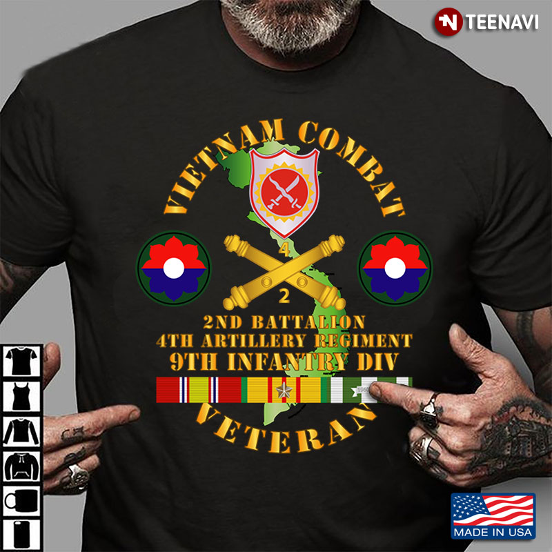 2nd Battalion 4th Artillery Regiment 9th Infantry DIV Veteran Viet Nam Combat