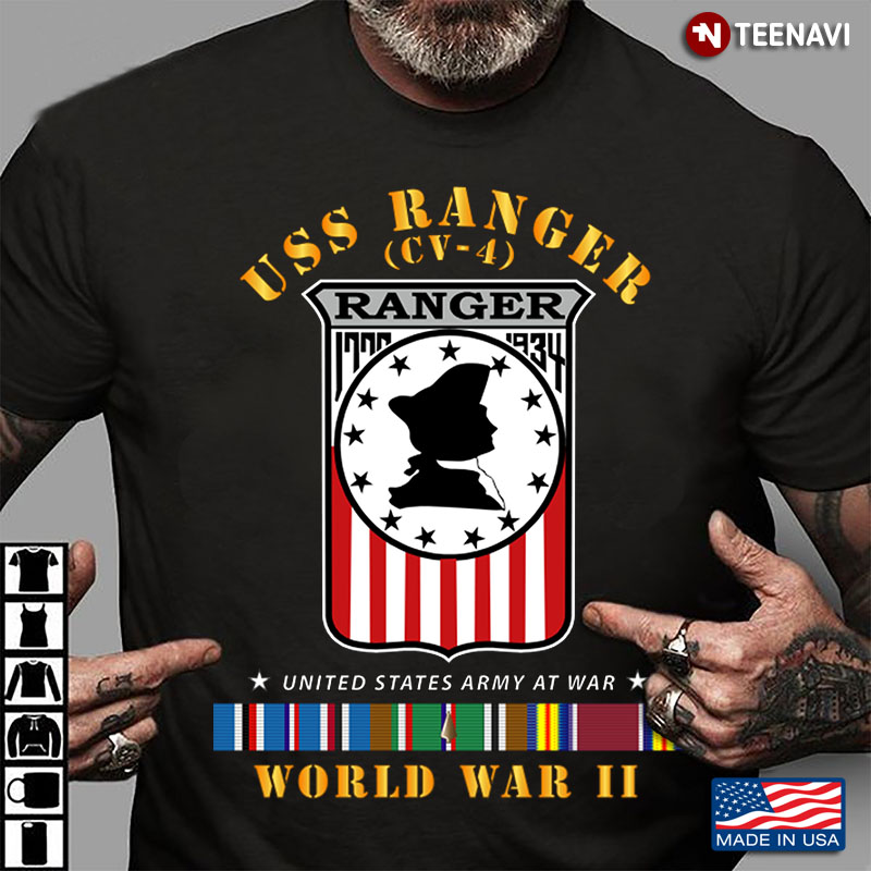 US Navy World War 2 USS Ranger CV 4