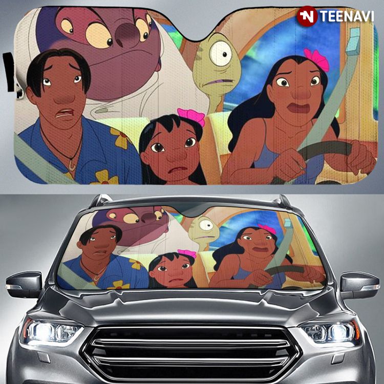 Lilo And Stitch Family Driving For Comedy Lover