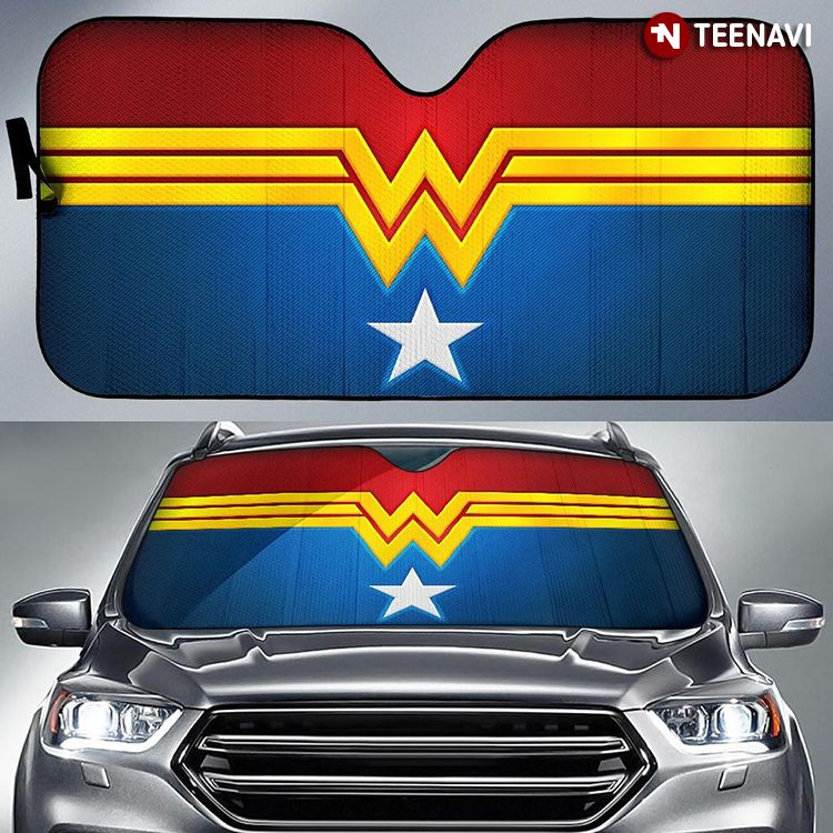 Wonder Woman Superhero Driving Logo