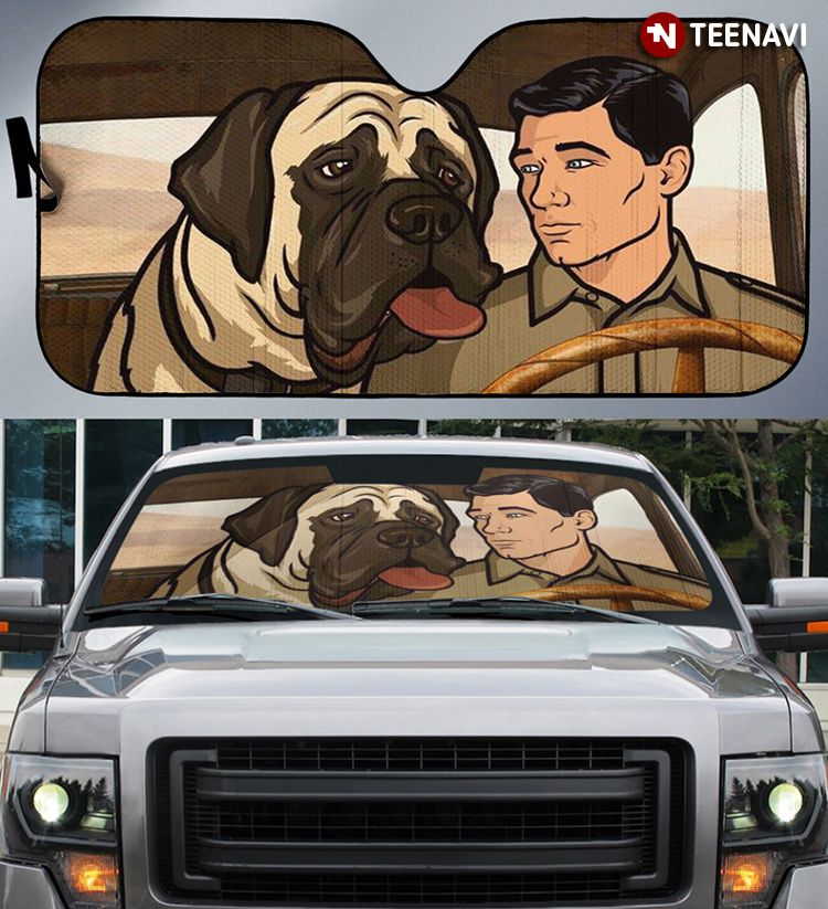 Archer Dog Driving For Archer Sitcom Lover