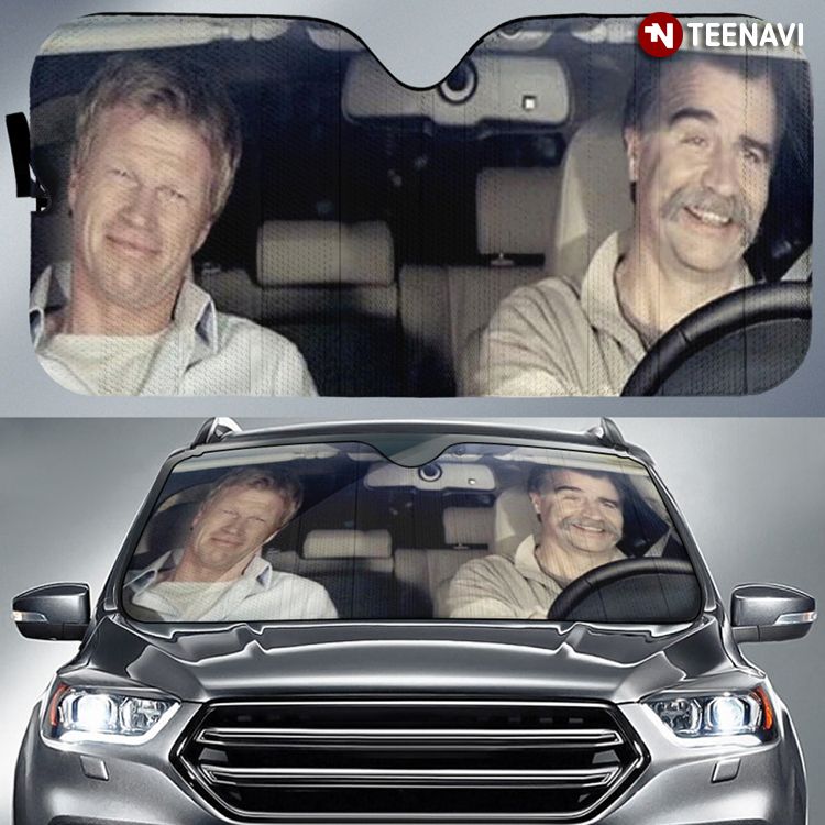 Funny Old Men Driving Together