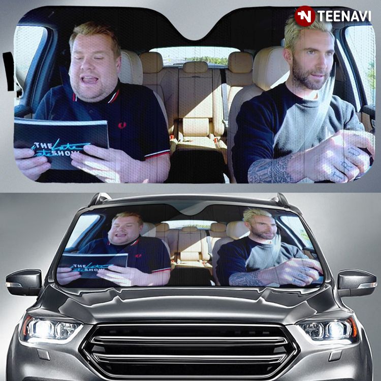 Adam Levine And James Corden Driving Carpool Karaoke