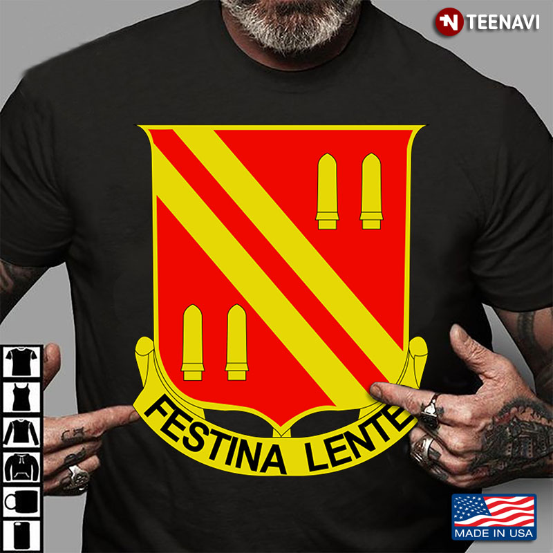 Logo Festina Lente Field Artillery New Version