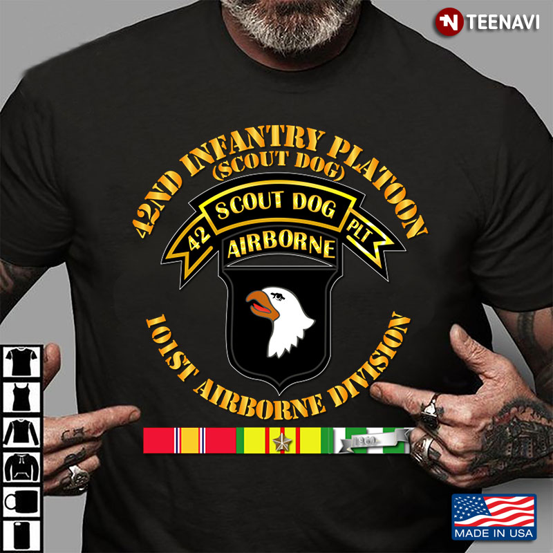 Veteran Black Eagle Scout Dog Airborne