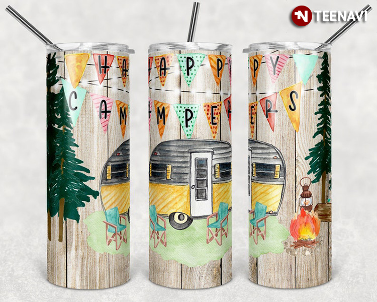 Happy Campers For Camping Lovers