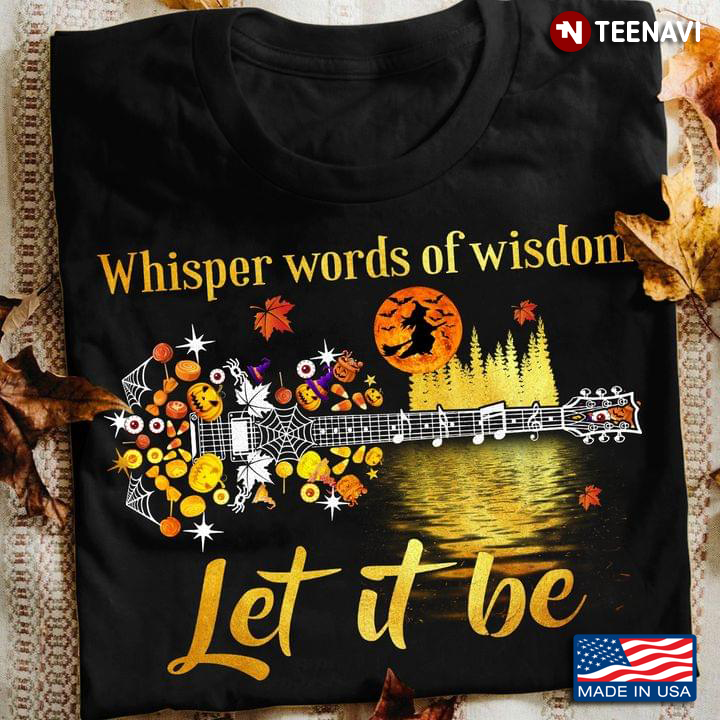 Whisper Words Of Wisdom Let It Be Funny Guitar for Halloween